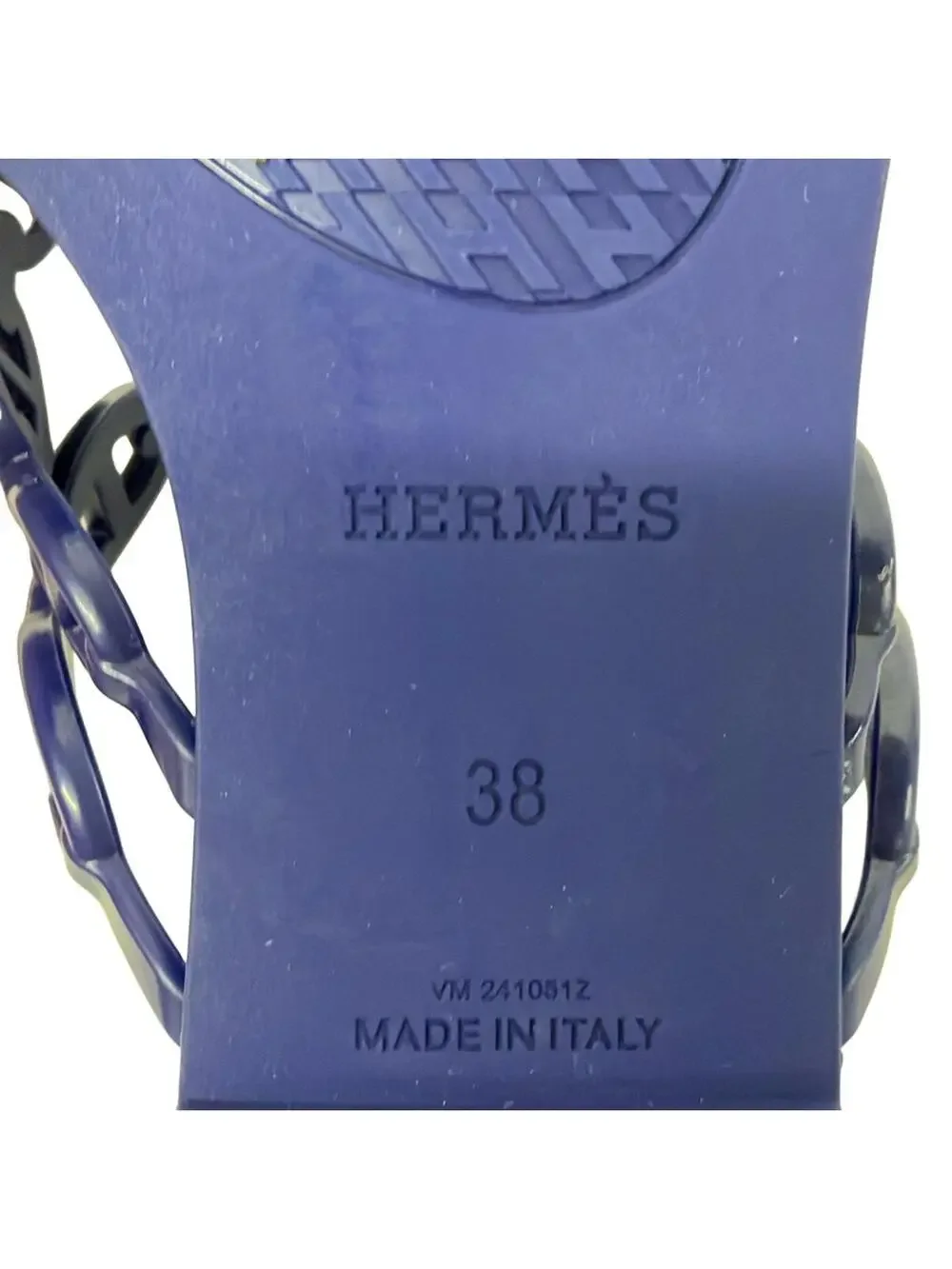 Hermes Island Purple Rubber Women's #295549H53B